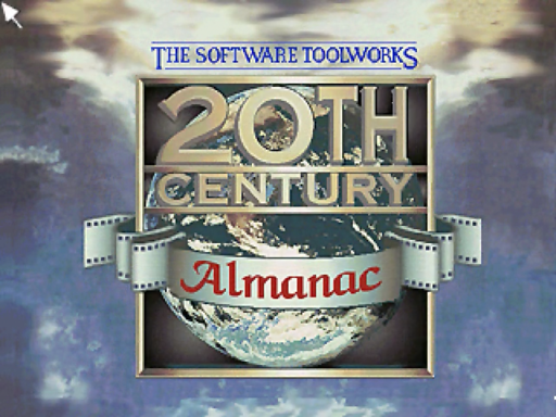 20th Century Video Almanac title screen for 3DO